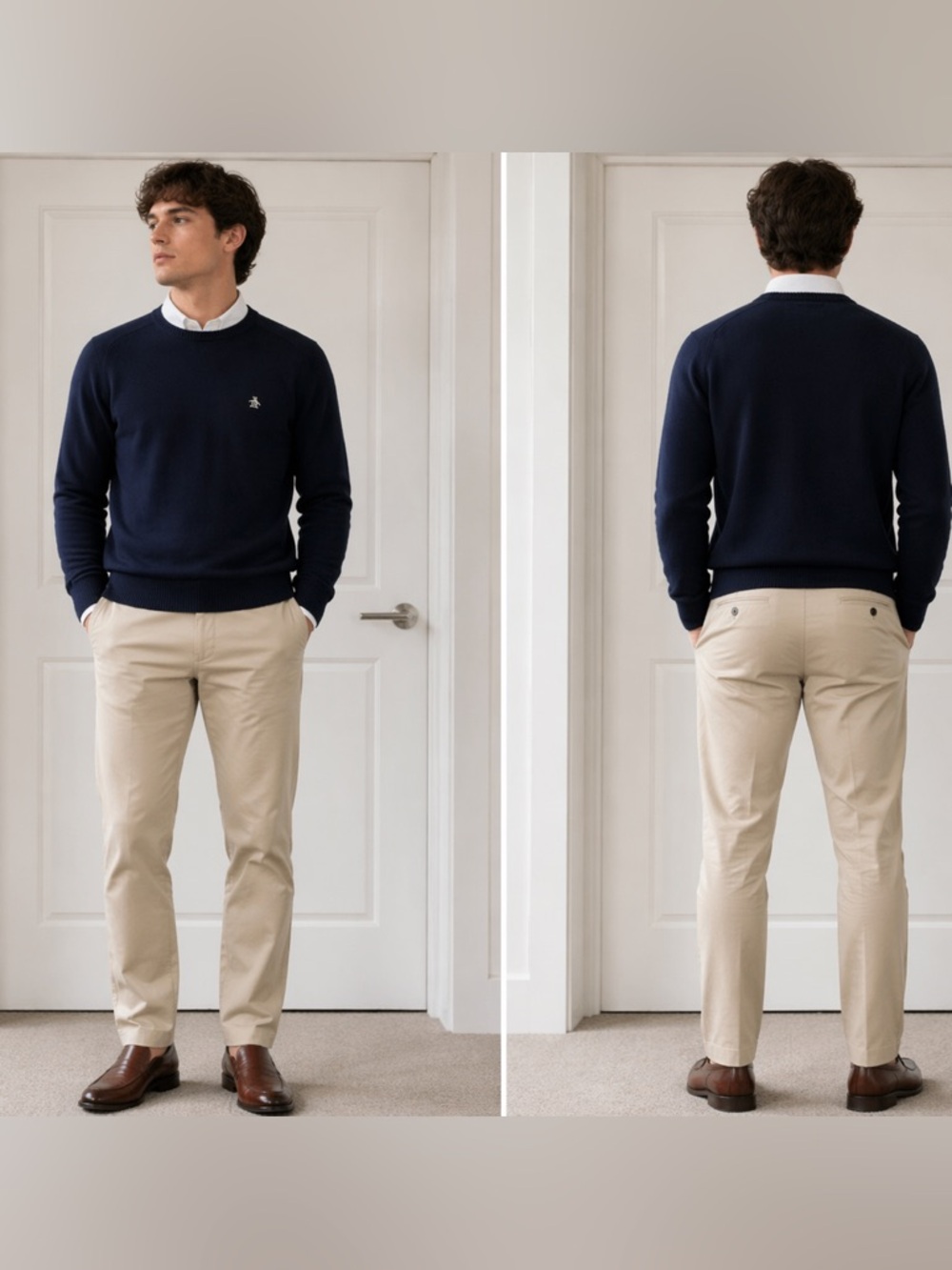 NWOT Original Penguin Dark Blue Crewneck Sweater
